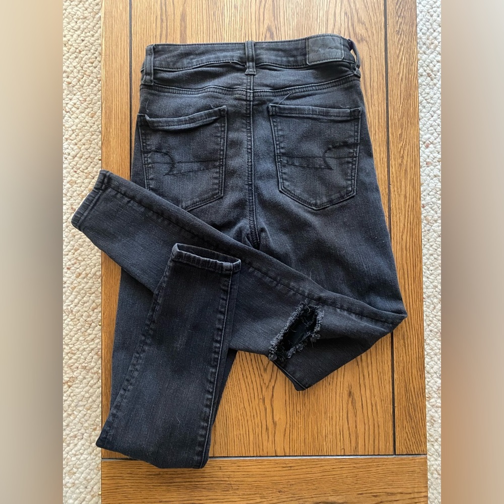 Black American eagle jeans